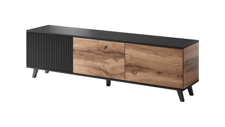 Televizní stolek Halmar RANDOM 180 cm dub wotan/černá (2p=1szt) (2 Karton)