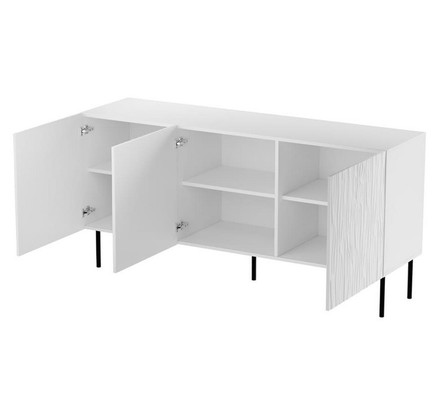 Komoda Halmar JUNGLE 152 bílá mat/ bílá mat (2 Karton) (1)