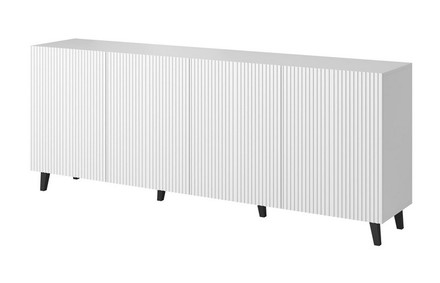 Komoda Halmar PAFOS komoda 200 4D bílá mat/ bílá mat (2 Karton)