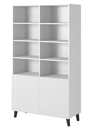 Regál Halmar PAFOS bílá mat/ bílá mat (2 Karton)