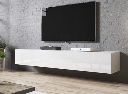 Televizní stolek Halmar SLIDE 200 bílá (2)