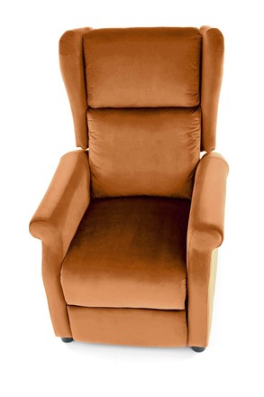 Křeslo Halmar AGUSTIN 2 skořicová (2p=1szt) (2 Karton) (6)