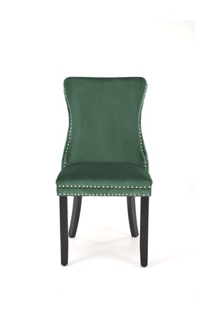 Dřevěná jídelní židle Halmar ALDA tmavě zelená (1p=2szt)