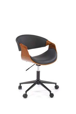 Kancelářské křeslo Halmar BILBO černá / ořechová (1p=1szt) (5)