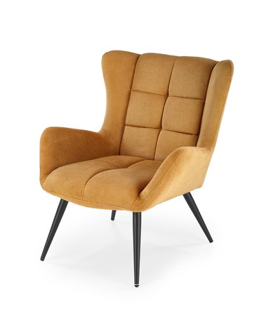 Křeslo Halmar BYRON hořčicová (1p=1szt) (1)