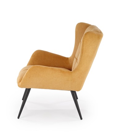 Křeslo Halmar BYRON hořčicová (1p=1szt) (3)