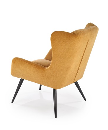 Křeslo Halmar BYRON hořčicová (1p=1szt) (4)