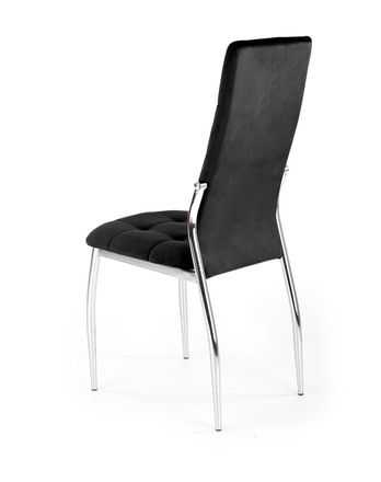 Moderní jídelní židle Halmar K416 černá velvet (3)