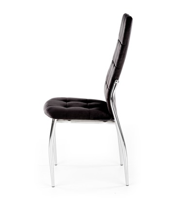 Moderní jídelní židle Halmar K416 černá velvet (1p=4szt) (1)