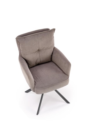 Moderní jídelní židle Halmar K528 šedá (1p=2szt) (5)