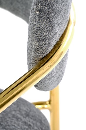 Moderní jídelní židle Halmar K537 šedá (1p=2szt) (6)