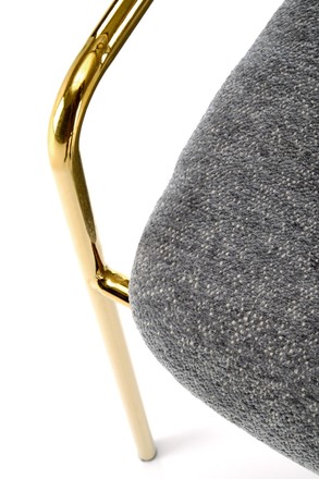 Moderní jídelní židle Halmar K537 šedá (1p=2szt) (7)