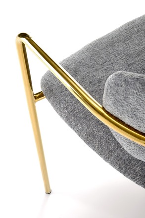 Moderní jídelní židle Halmar K537 šedá (1p=2szt) (8)