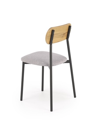 Set moderní jídelní stolek se židlemi Halmar NANDO sestava + 2 židle, přírodní / černá (1p=1szt) (2)