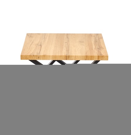 Konferenční stolek Halmar XENA obdelník černá / přírodní (2p=1szt) (2 Karton)