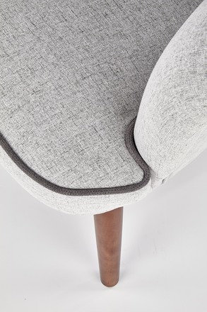 Křeslo Halmar BISHOP jasně šedá (3)