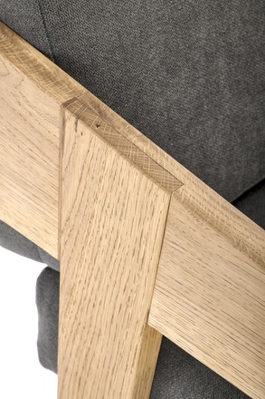 Křeslo Halmar FREEDOM dub přírodní/šedá (1p=1szt) (8)