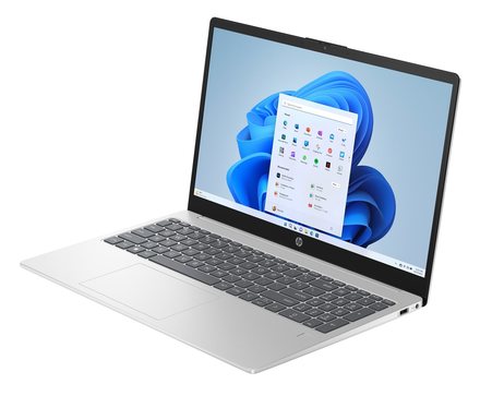 Notebook 15,6 HP 15/fd1020nc/5-120U/15,6''/FHD/16GB/1TB SSD/Iris Xe/W11H/Silver/2R (A48U6EA#BCM) (1)