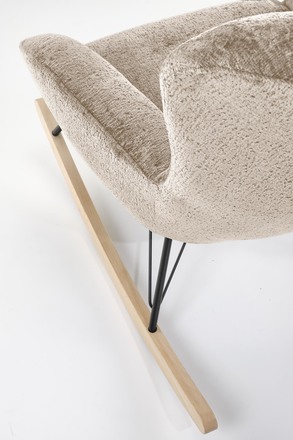 Houpací křeslo Halmar CASTRO béžová (1p=1szt) (10)