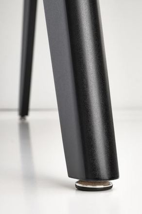 Dřevěný jídelní stůl Halmar DICKSON 2  rozkládací 150-210/90 cm, deska - přírodní, nohy - černá (2p=1szt) (2 Karton) (9)