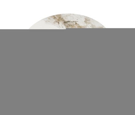 Konferenční stolek Halmar GENESIS bílá mramor / ořechová / zlatá (2p=1szt) (2 Karton) (2)