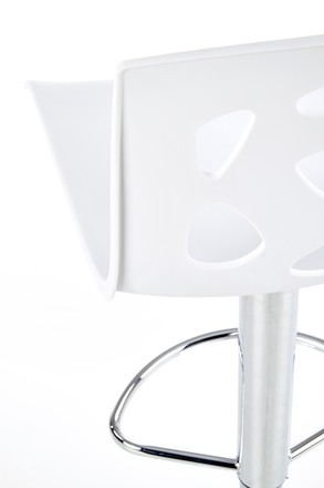 Barová židle Halmar H48 bílá (1p=1szt) (4)