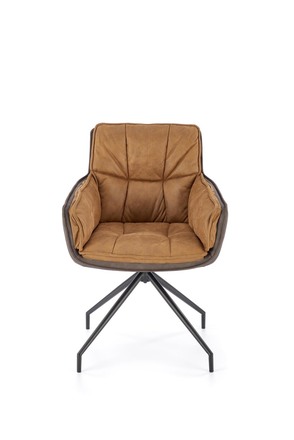 Moderní jídelní židle Halmar K523 hnědá / tmavě hnědá (1p=2szt)