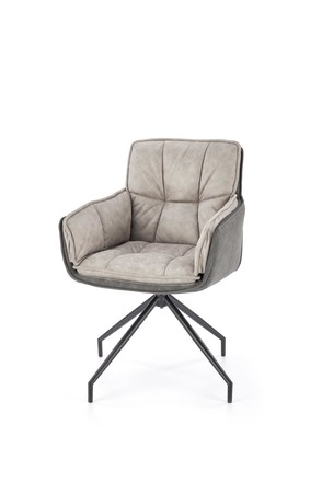 Moderní jídelní židle Halmar K523 šedá / tmavě šedá (1p=2szt) (5)