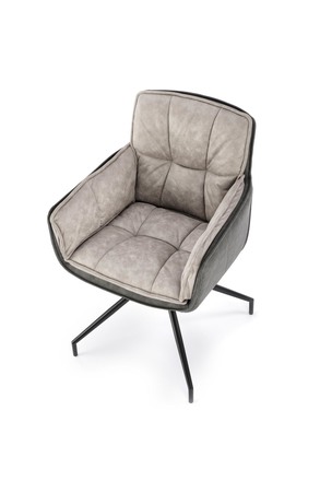 Moderní jídelní židle Halmar K523 šedá / tmavě šedá (1p=2szt) (6)