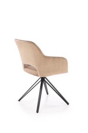 Moderní jídelní židle Halmar K535 béžová (1p=2szt) (3)