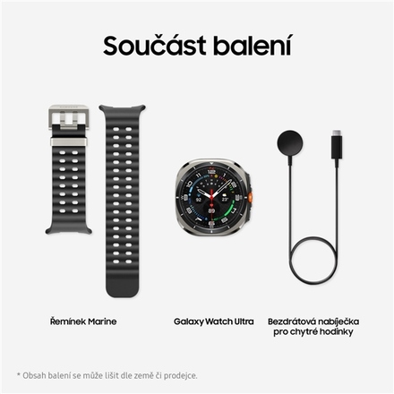 Chytré hodinky Samsung Galaxy Watch Ultra - Titanium Silver (30)