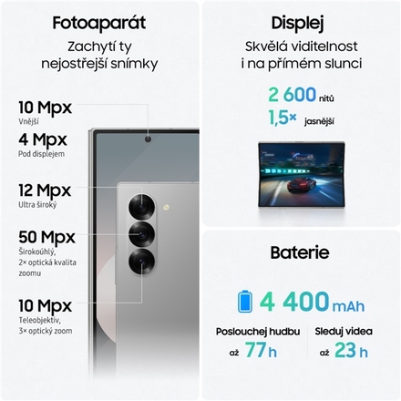 Mobilní telefon Samsung Galaxy Z Fold6 5G 12 GB / 512 GB - růžový (16)