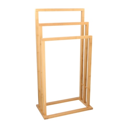 Věšák na ručníky Edco ED-248434 bambus 42x24x81,5cm