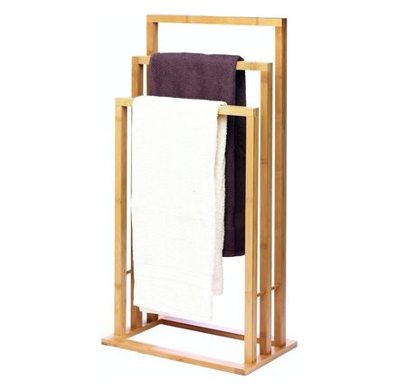 Věšák na ručníky Edco ED-248434 bambus 42x24x81,5cm (1)