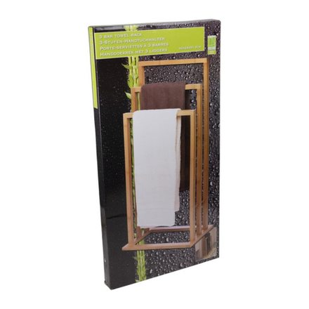Věšák na ručníky Edco ED-248434 bambus 42x24x81,5cm (3)