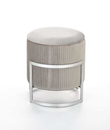 Taburet Halmar CRICKET jasně šedá (1p=1szt) (2)