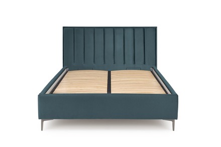 Manželská postel Halmar MODULO W6 postel 160 - čelo tmavě zelená tap. Monolith 37 (1p=1szt) (2)