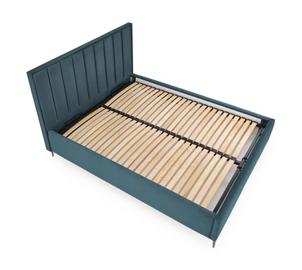 Manželská postel Halmar MODULO W6 postel 160 - čelo tmavě zelená tap. Monolith 37 (1p=1szt) (4)