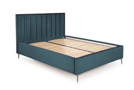 Manželská postel Halmar MODULO W6 postel 160 - čelo tmavě zelená tap. Monolith 37 (1p=1szt) (5)