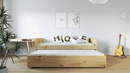 Jednolůžkové postel Halmar VERSO BAZA dub artisan (2 Karton) (1)