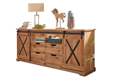 Dřevěná komoda G+K Meble III WZ-0424 dub (1034240501) (1 karton)