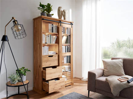 Vitrína G+K Meble II WZ-0424 dub (1034240201) (1 karton) (3)