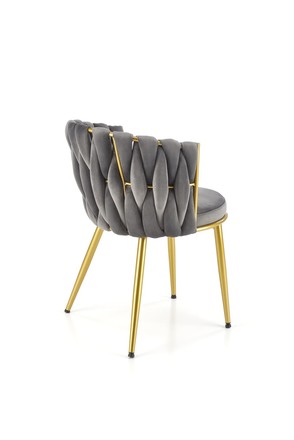 Moderní jídelní židle Halmar K517 šedá (1p=2szt) (4)