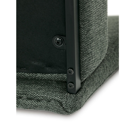 Moderní jídelní židle Autronic Židle jídelní, taštičkové pružiny v sedáku, zelená látka, černý kov (DCL-E2008 GRN2) (33)