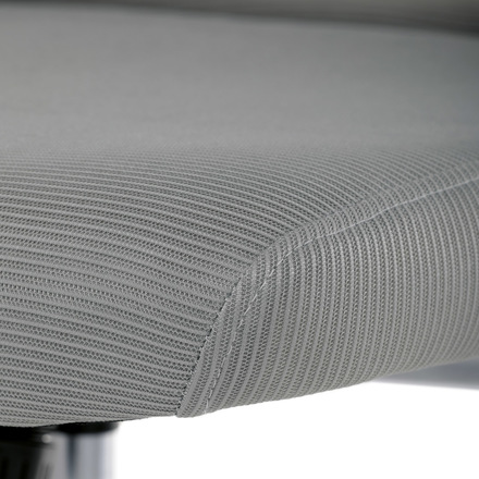 Kancelářská židle Autronic Kancelářská židle, šedá síťovina, bílý plast, kolečka na tvrdé podlahy, 2D područky (KA-K2031 GREY) (25)