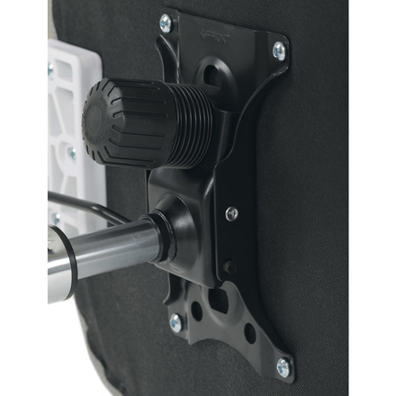 Kancelářská židle Autronic Kancelářská židle, šedá síťovina, bílý plast, kolečka na tvrdé podlahy, 2D područky (KA-K2031 GREY) (41)