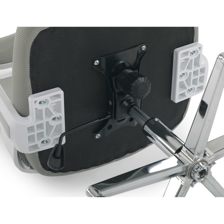 Kancelářská židle Autronic Kancelářská židle, šedá síťovina, bílý plast, kolečka na tvrdé podlahy, 2D područky (KA-K2031 GREY) (42)