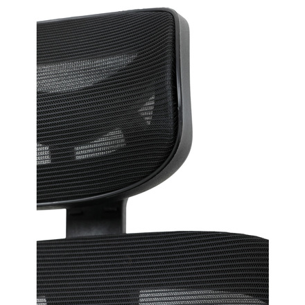 Kancelářská židle Autronic černá síťovina, černý plast, kolečka na tvrdé podlahy (KA-K2021 BK) (34)