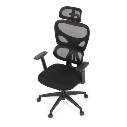 Kancelářská židle Autronic Kancelářská židle, černá síťovina, černý plast, kolečka na tvrdé podlahy (KA-K2080 BK) (14)