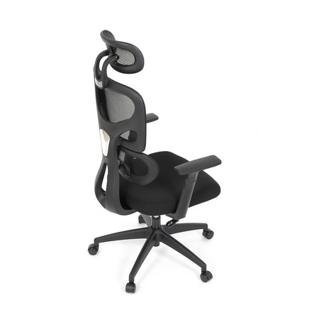 Kancelářská židle Autronic Kancelářská židle, černá síťovina, černý plast, kolečka na tvrdé podlahy (KA-K2080 BK) (21)